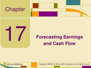 Forecasting Earnings and Cash Flow