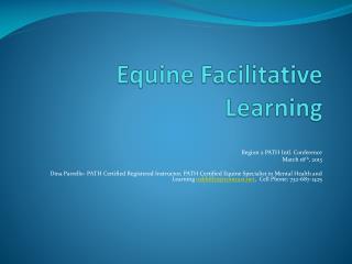 Equine Facilitative Learning