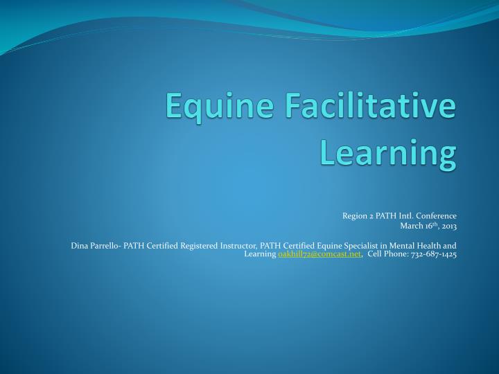equine facilitative learning