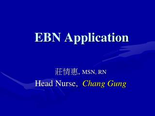 EBN Application