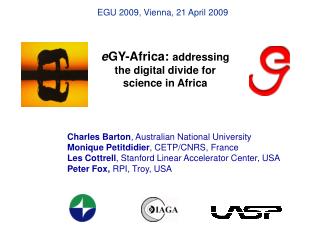 e GY-Africa: addressing the digital divide for science in Africa