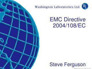EMC Directive 2004/108/EC Steve Ferguson