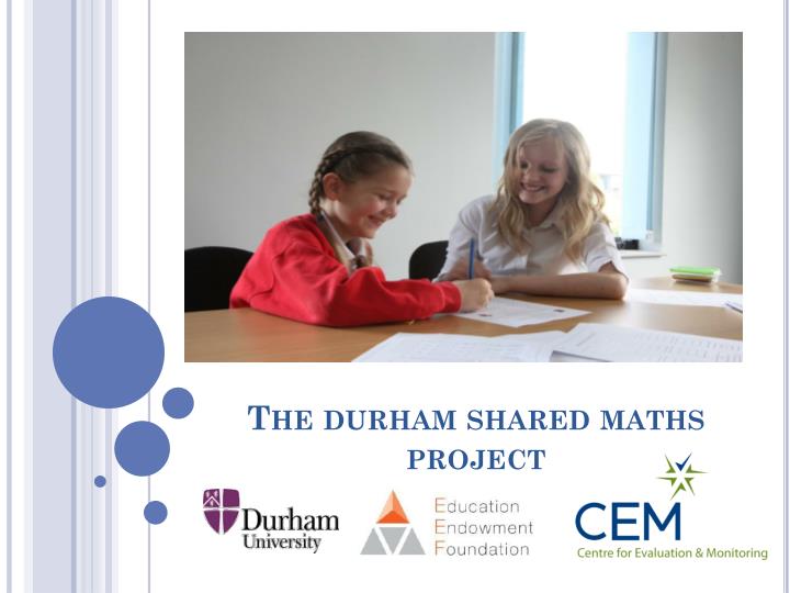 the durham shared maths project
