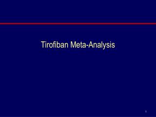 Tirofiban Meta-Analysis