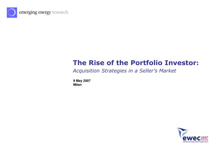 the rise of the portfolio investor acquisition strategies in a seller s market