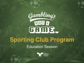 Sporting Club Program