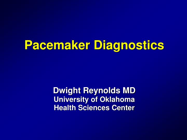 pacemaker diagnostics