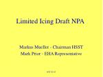 Limited Icing Draft NPA - slide 1