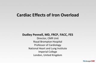 Cardiac Effects of Iron Overload