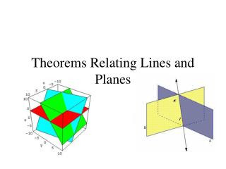 theorems relating lines and planes