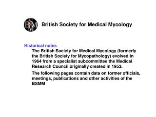British Society for Medical Mycology