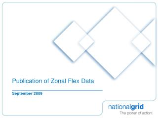 Publication of Zonal Flex Data