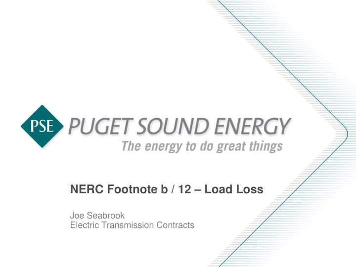 nerc footnote b 12 load loss