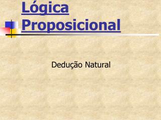 l gica proposicional
