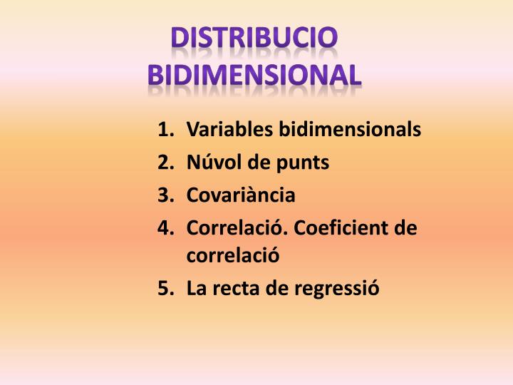 distribucio bidimensional