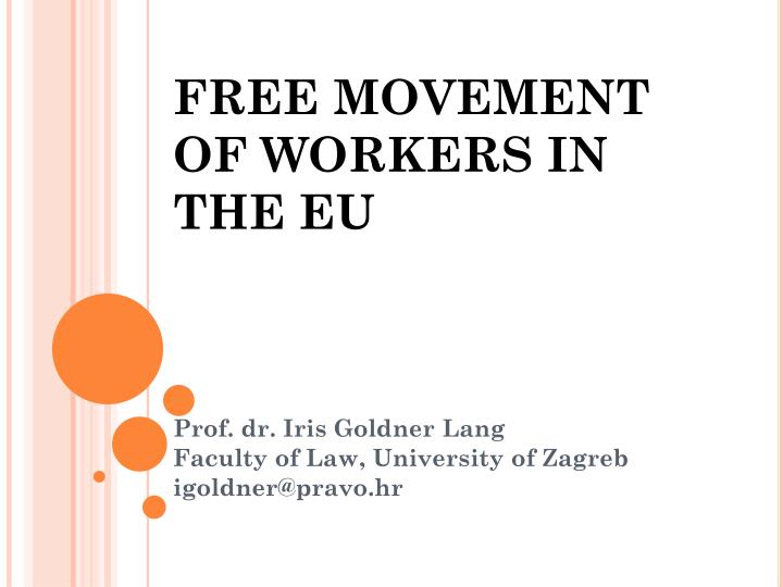 free movement of workers in the eu