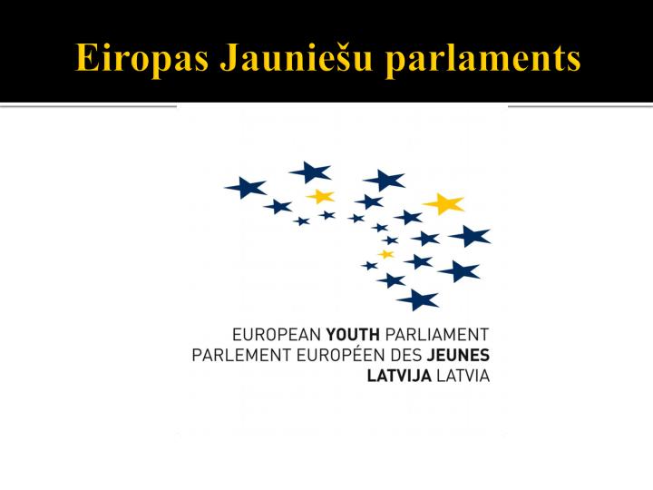 eiropas jaunie u parlaments