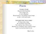 Poem - slide 1