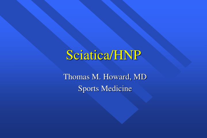 thomas m howard md sports medicine