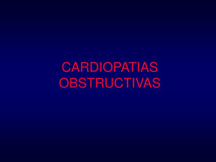cardiopatias obstructivas