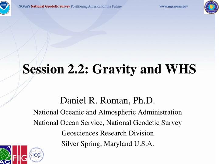 session 2 2 gravity and whs