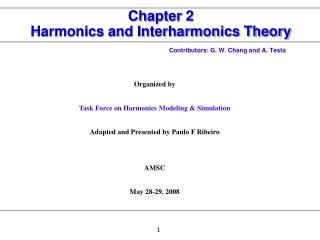 Chapter 2 Harmonics and Interharmonics Theory