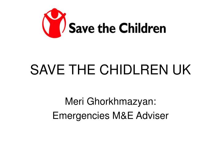 save the chidlren uk