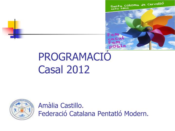 programaci casal 2012 am lia castillo federaci catalana pentatl modern