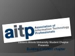 Building a Strong Student Chapter: A Guide from Eastern Illinois University AITP - slide 1