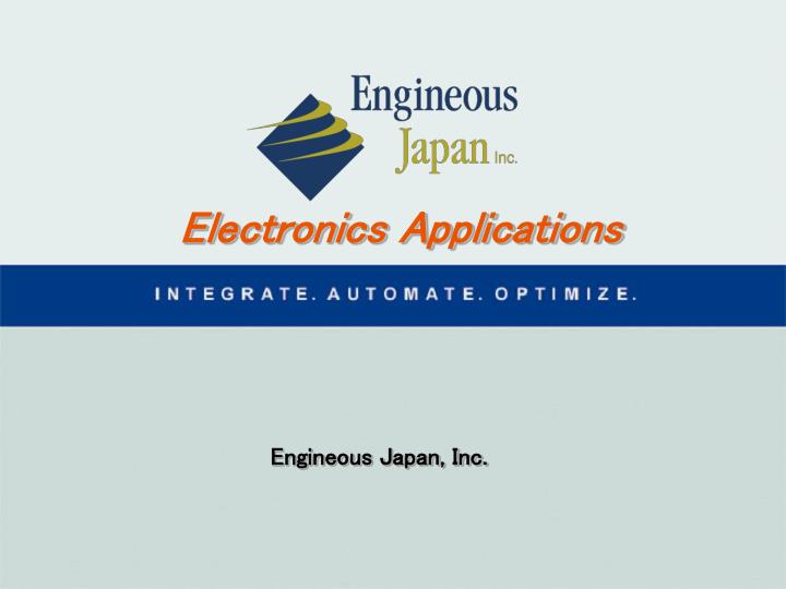 electronics applications