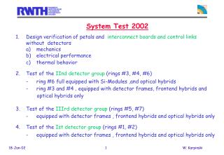 System Test 2002