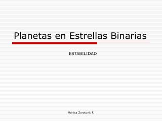 planetas en estrellas binarias