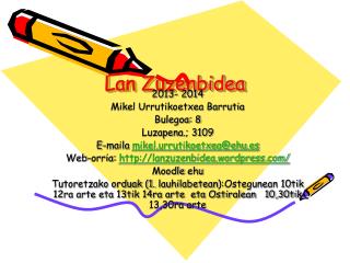 lan zuzenbidea