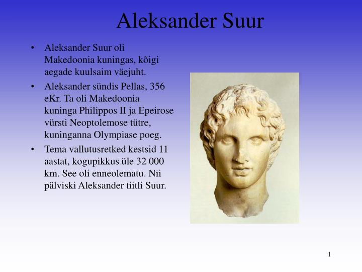 aleksander suur