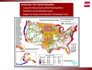 ACHIEVING THE VISION REQUIRES: Long-term Interconnection-Wide Planning Efforts