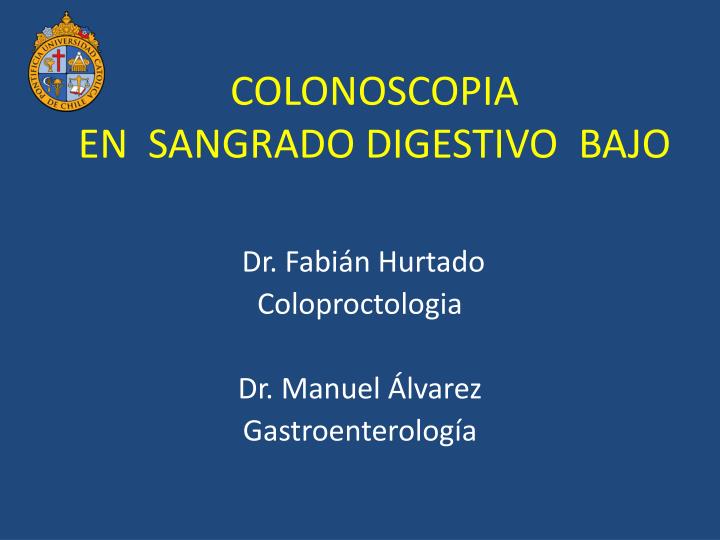 colonoscopia en sangrado digestivo bajo