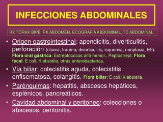 infecciones abdominales