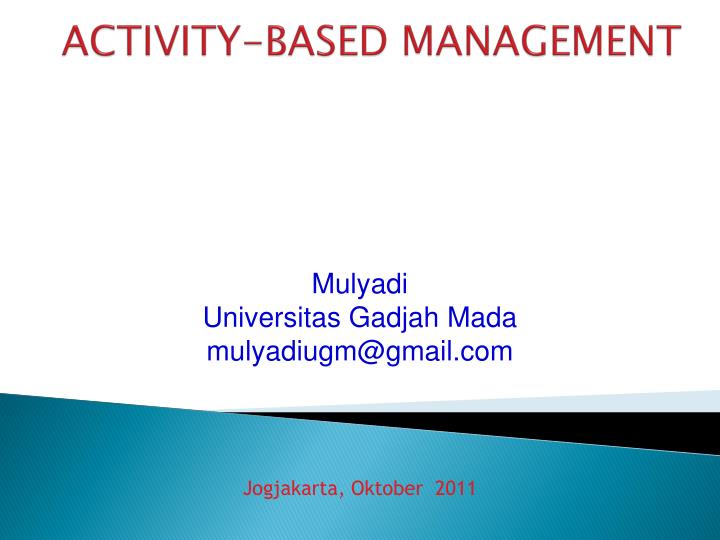 activity based management