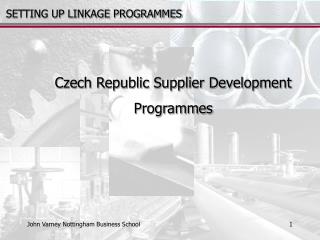 Czech Republic Supplier Development Programmes