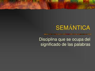 sem ntica