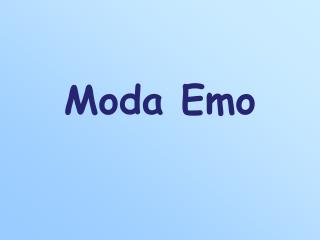 moda emo