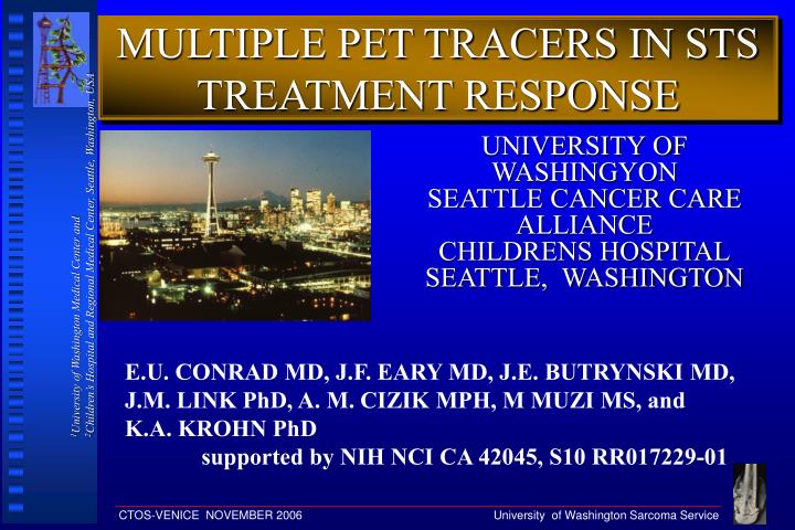 multiple pet tracers in sts treatment response