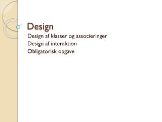 design