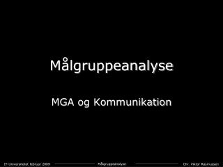 m lgruppeanalyse