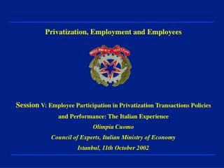 Privatization, Employment and Employees