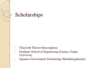 scholarships