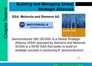 Building and Managing Global Strategic Alliances