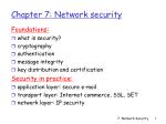 Chapter 7: Network security - slide 1