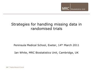 Strategies for handling missing data in randomised trials