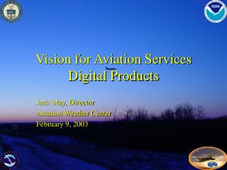 Vision for Aviation Services Digital Products